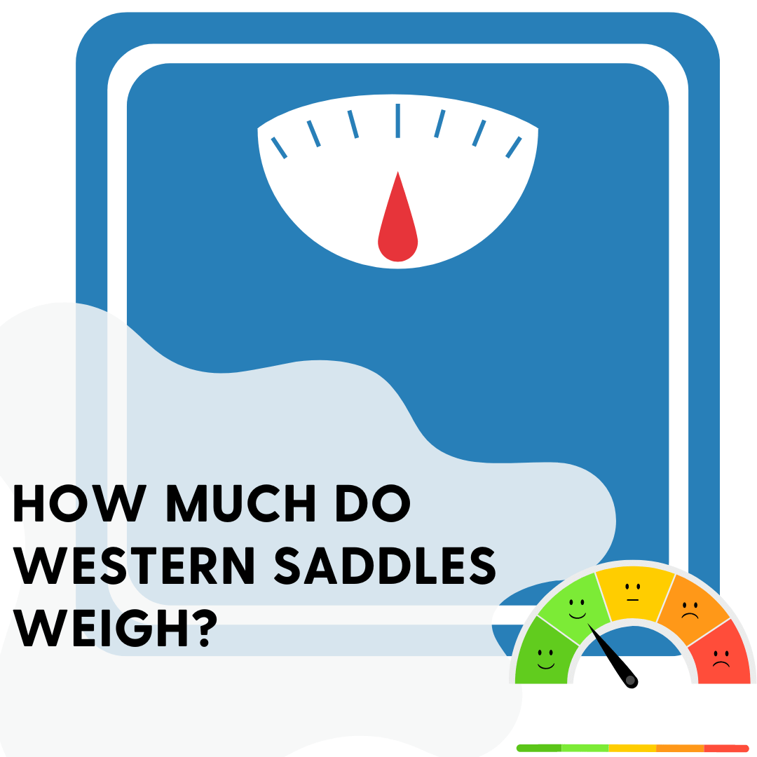 how much do western saddles weigh blue scale