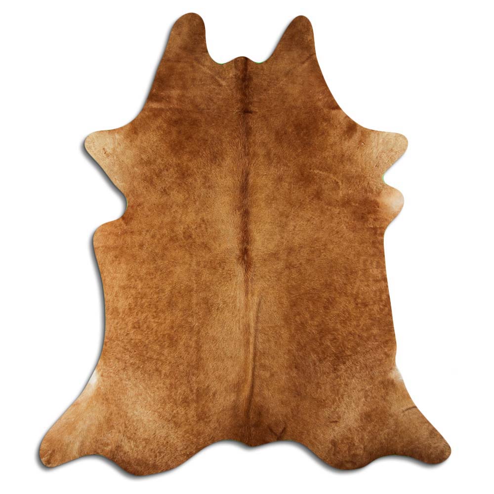 LG/XL Light Toned Brazilian Hair on Cowhide Rug - 40-45 Sq. Ft.