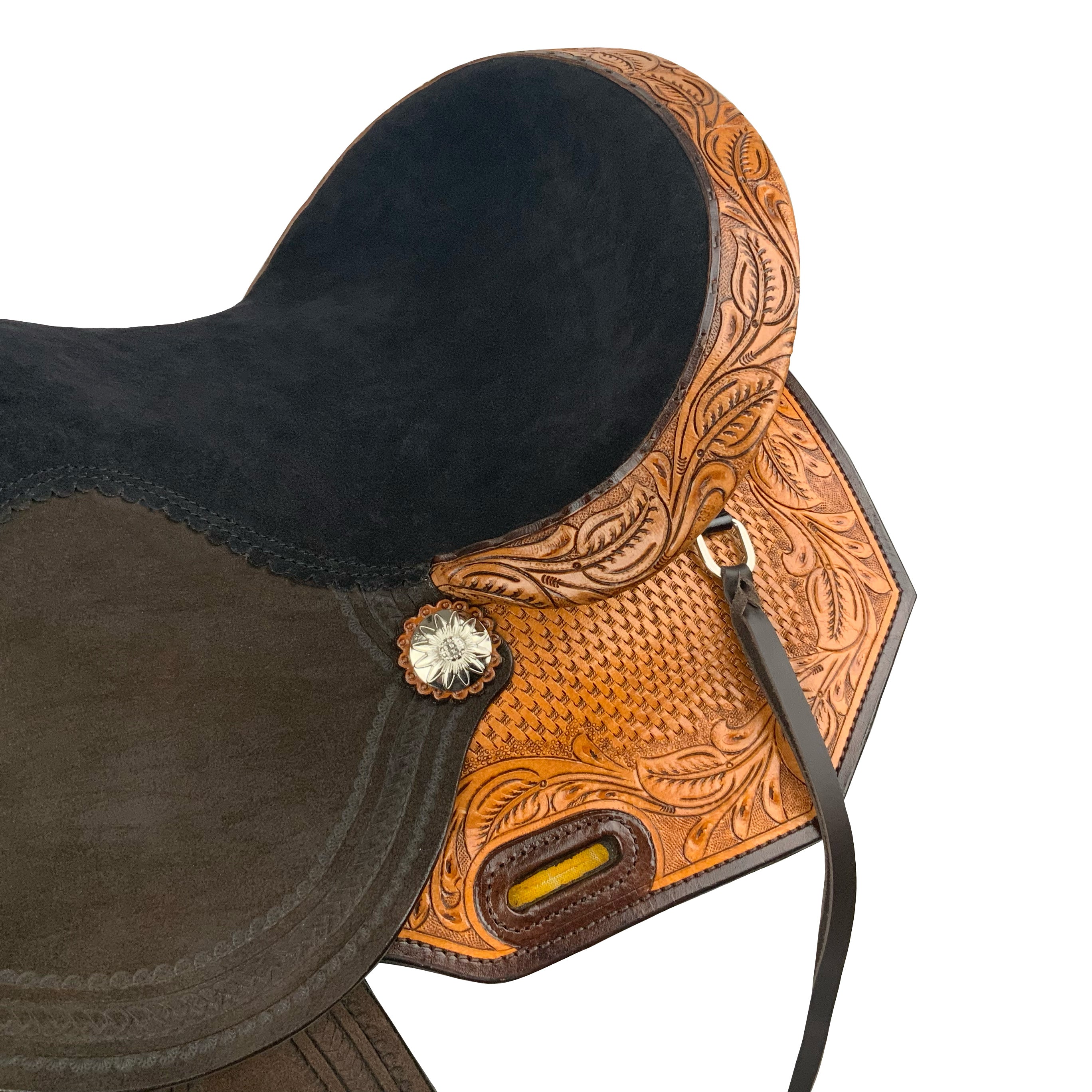 Double T Wild Frontier Barrel Style Saddle - 14, 15, 16 Inch
