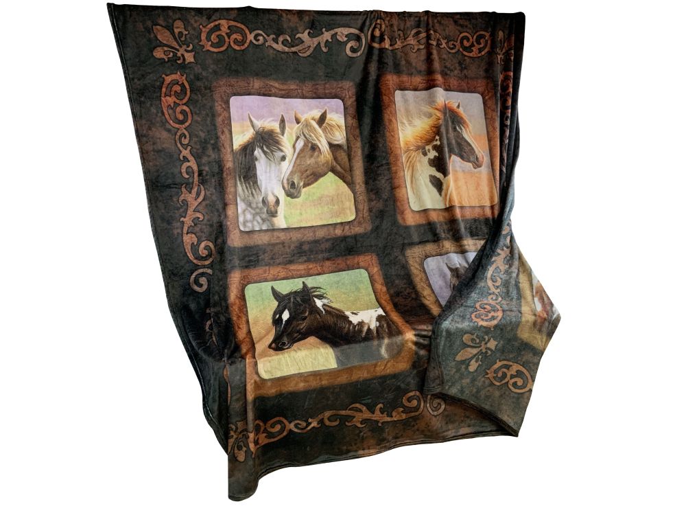Queen Size Silk Touch Ultra Soft Blanket - Lucky in Love