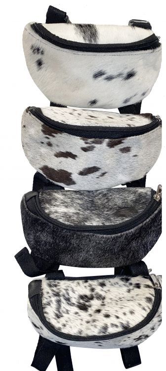 Showman Hair on Cowhide Saddle Pouch