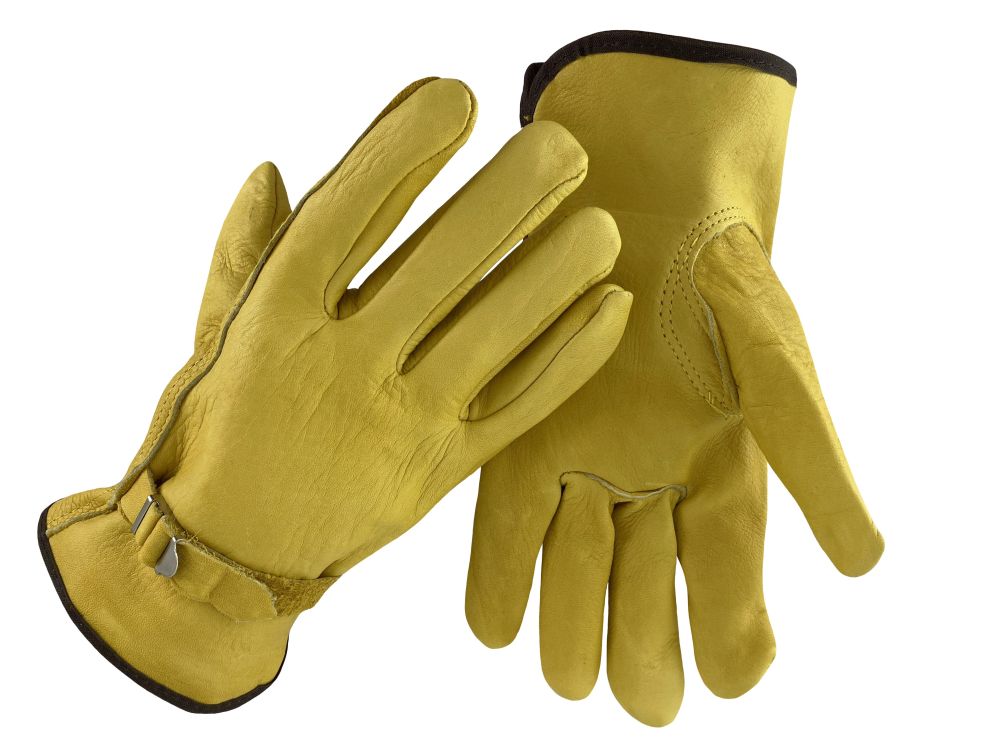 Master Rancher Grain Cowhide Leather Riding Gloves