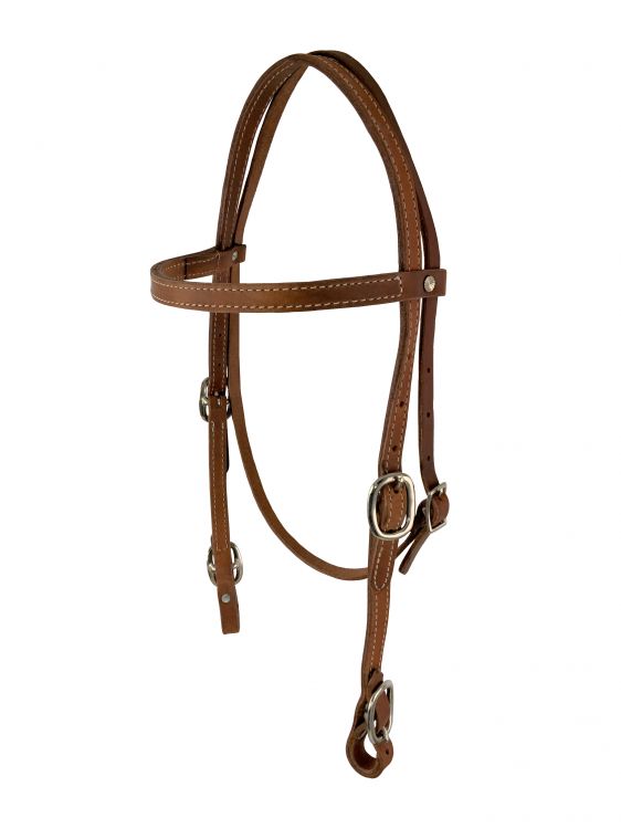 Showman Argentina Cow Leather headstall with reins
