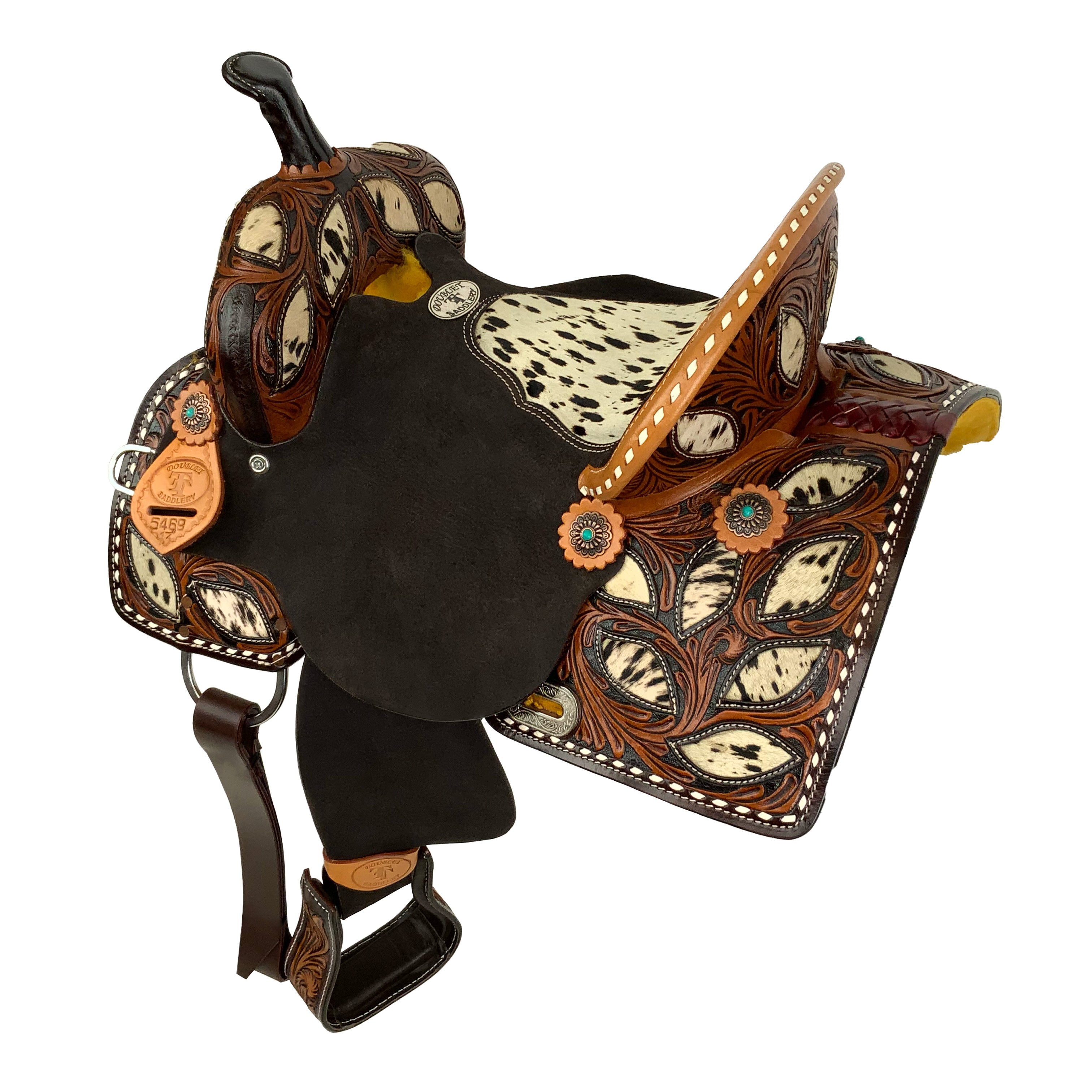 Double T Wilma Longhorn Roper Style Saddle - 13 Inch