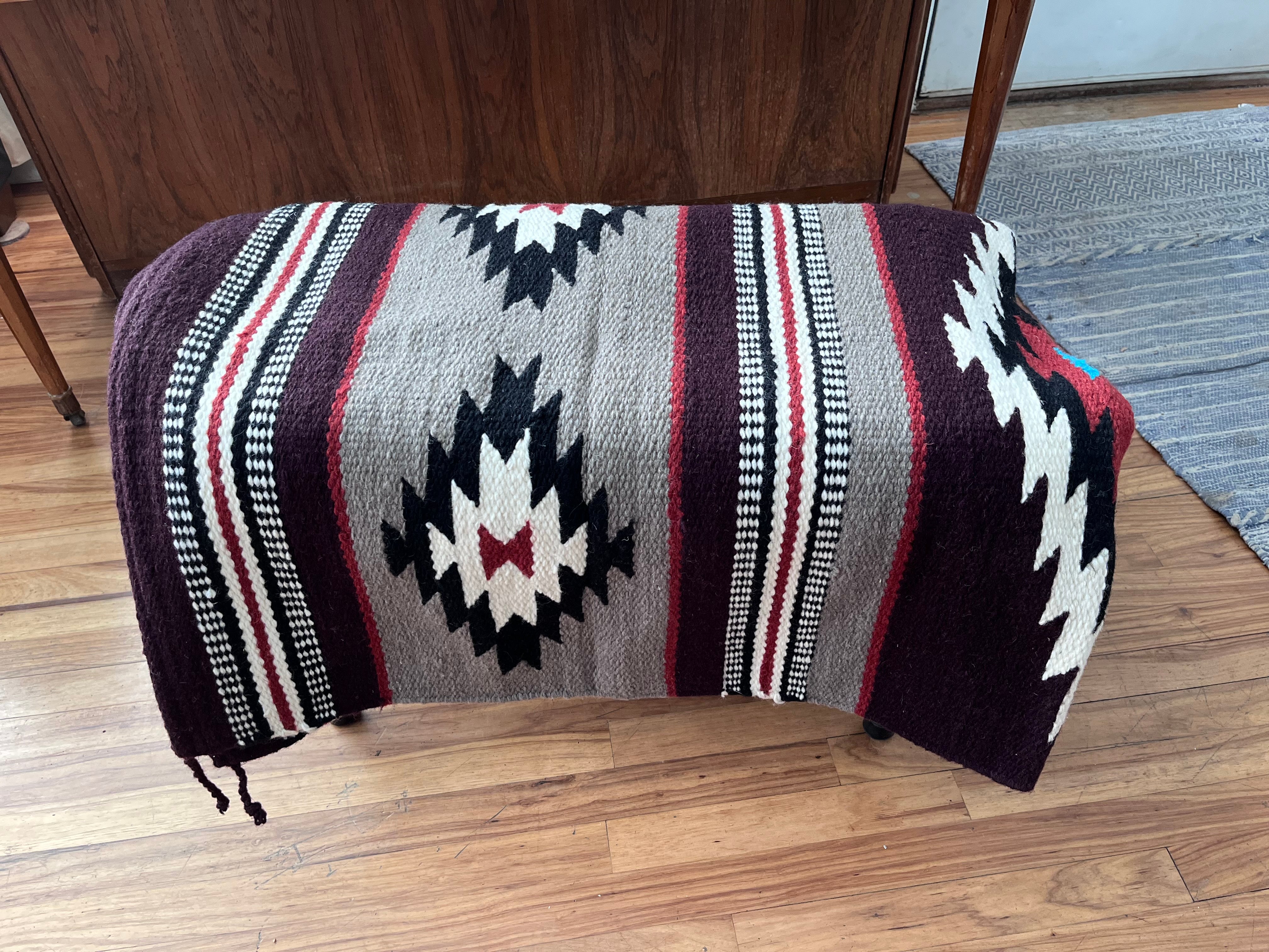 32" x 64" 100% New Zealand wool saddle blanket