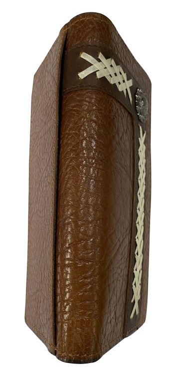Medium Rodeo Style Leather Bi fold Wallet