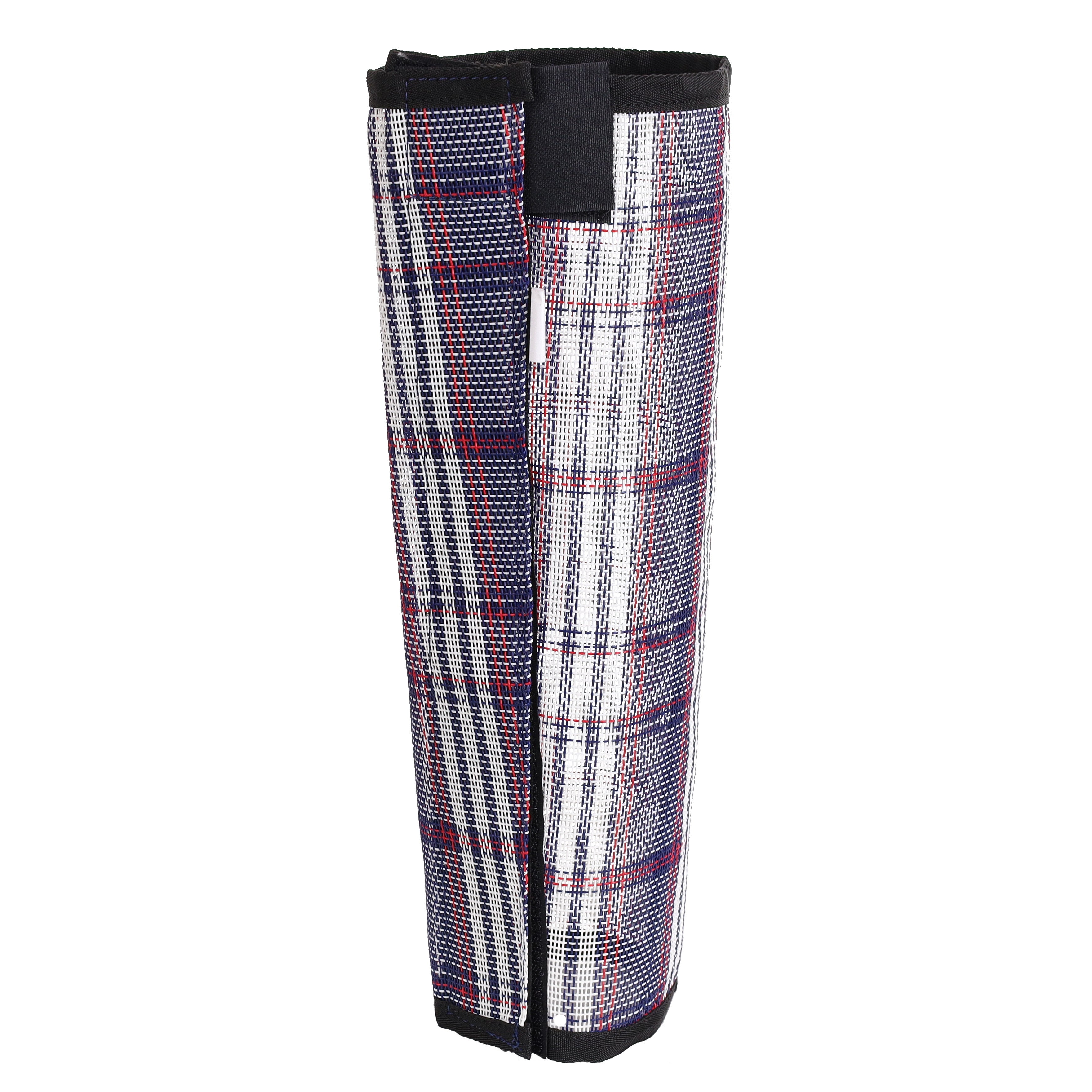 Showman Navy Plaid Stand Up Fly Boot - Average