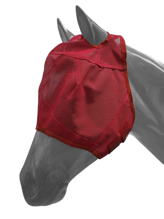Showman Mesh Rip Resistant Fly Mask No Ears with Velcro Closure