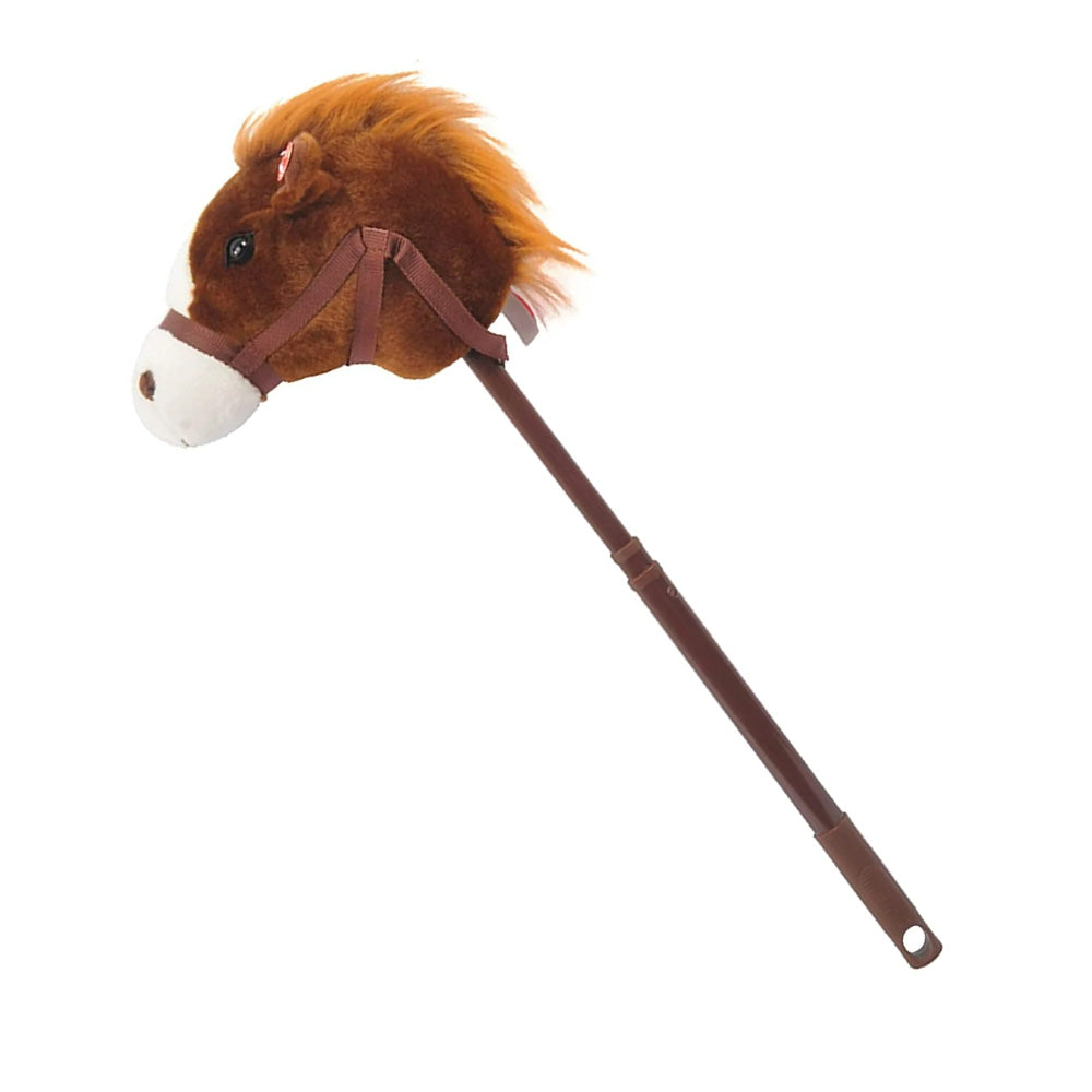 Showman Couture Adjustable Plush Stick Horse No Sound Effects