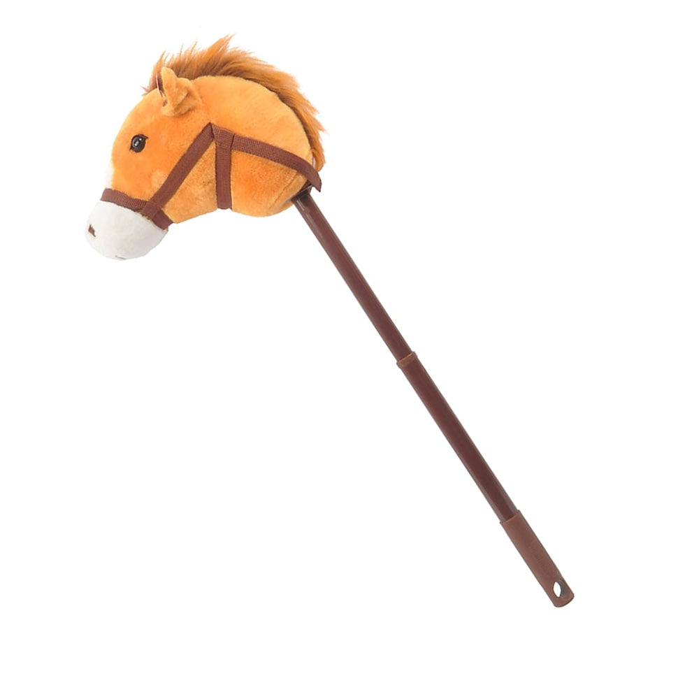 Showman Couture Adjustable Plush Stick Horse No Sound Effects