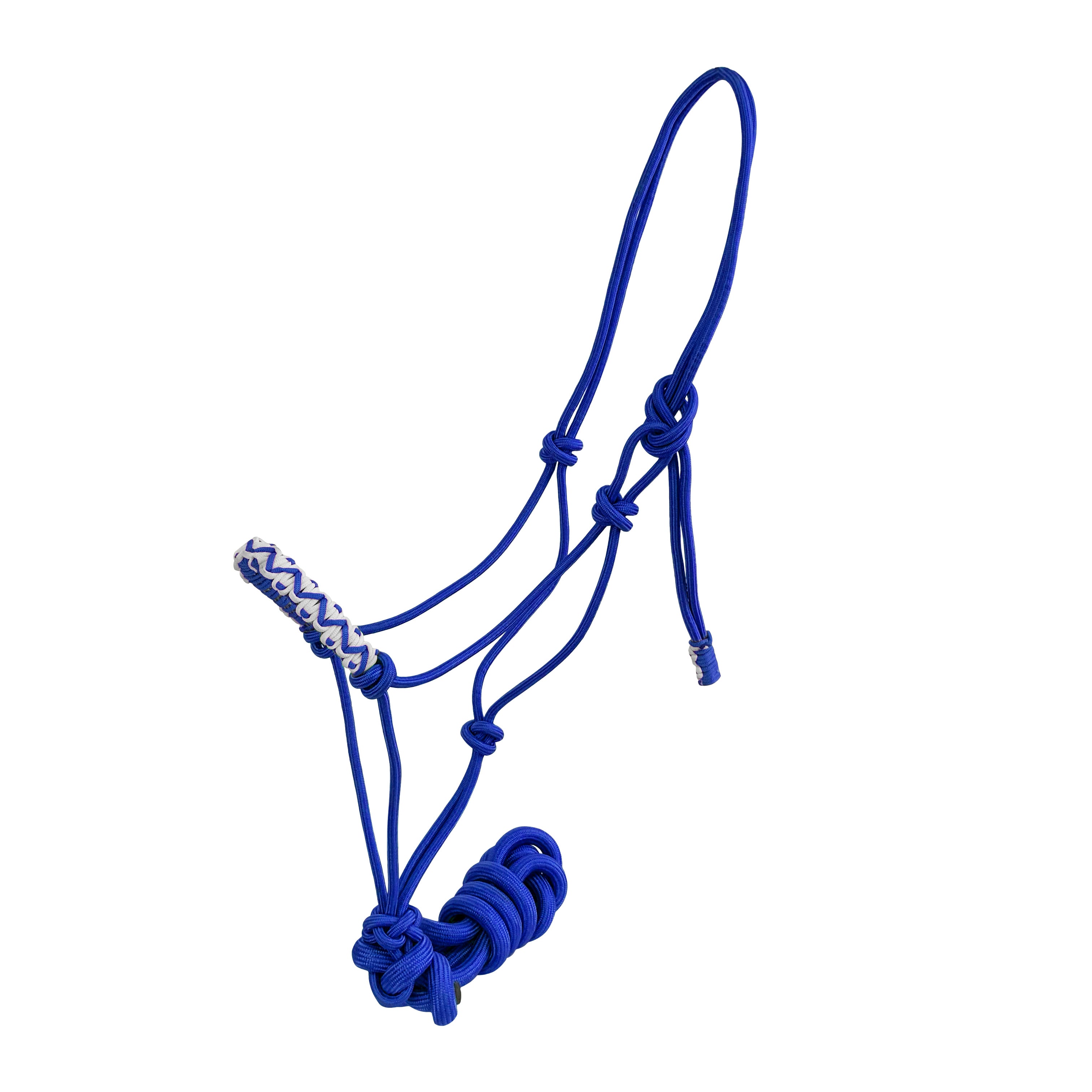 Assorted Braided Nose Cowboy Knot Halter with Lead
