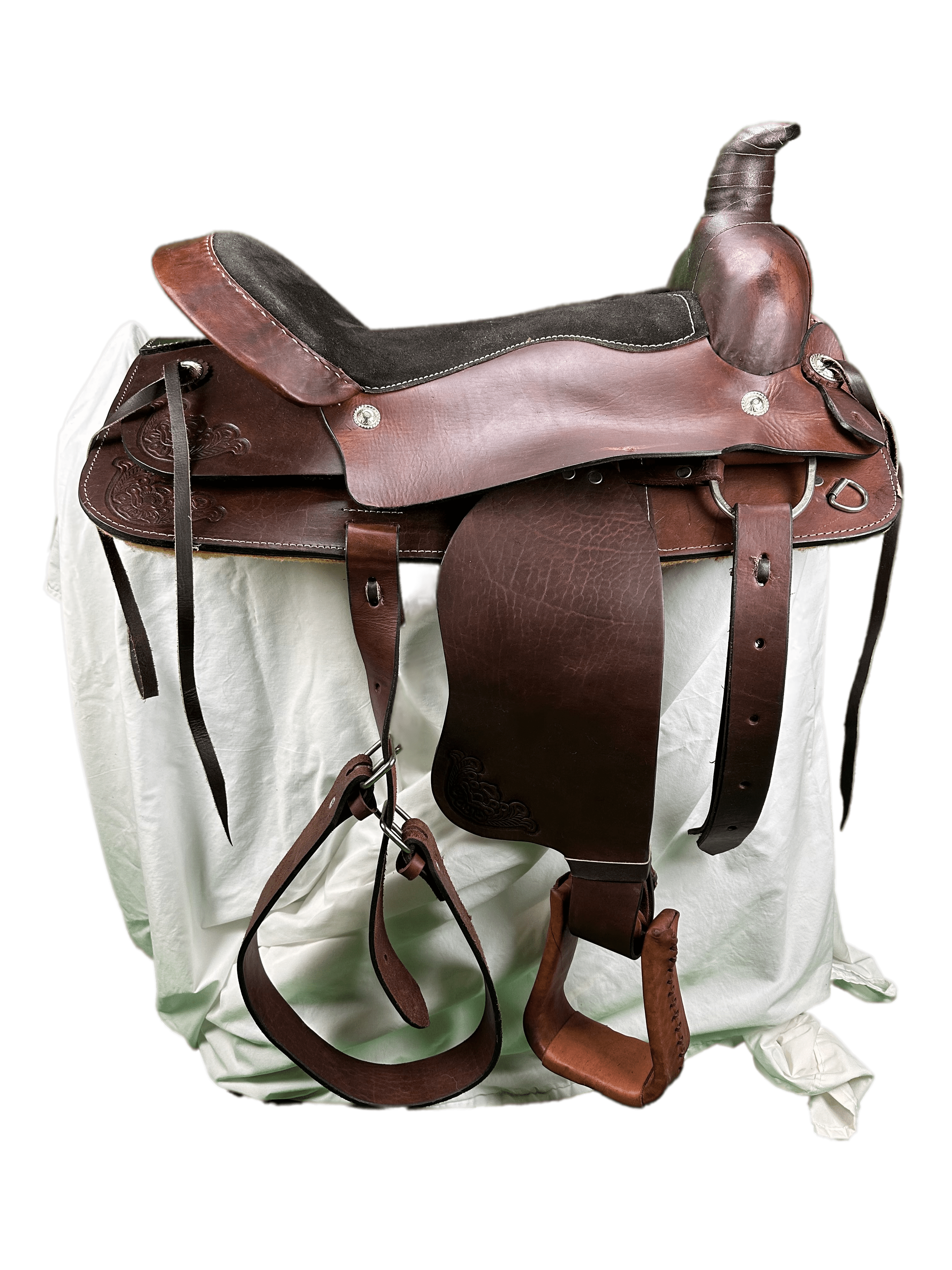CLEARANCE #1951: Roping Style Saddle made by Buffalo Saddlery