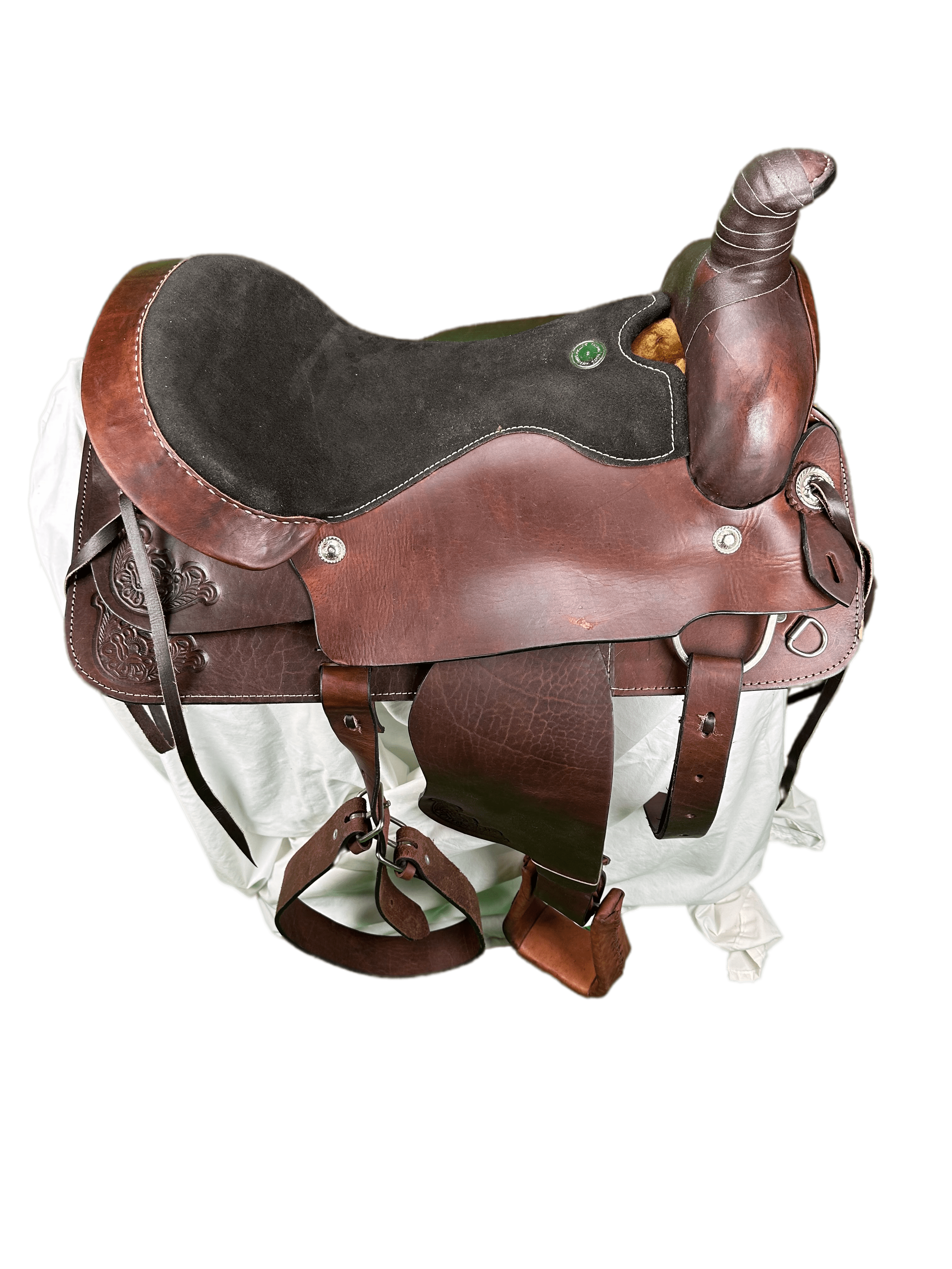 CLEARANCE #1951: Roping Style Saddle made by Buffalo Saddlery