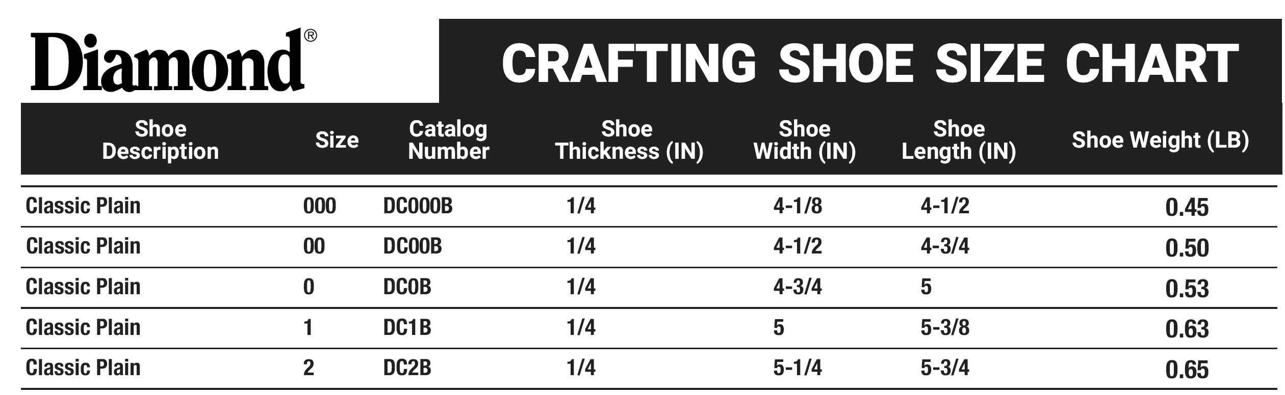 Diamond Classic Plain Horseshoes