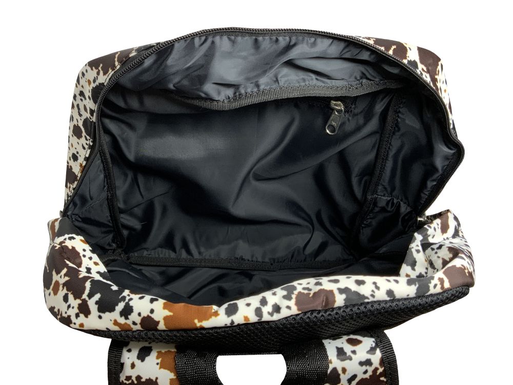 Showman Cow Print Nylon Everyday Backpack