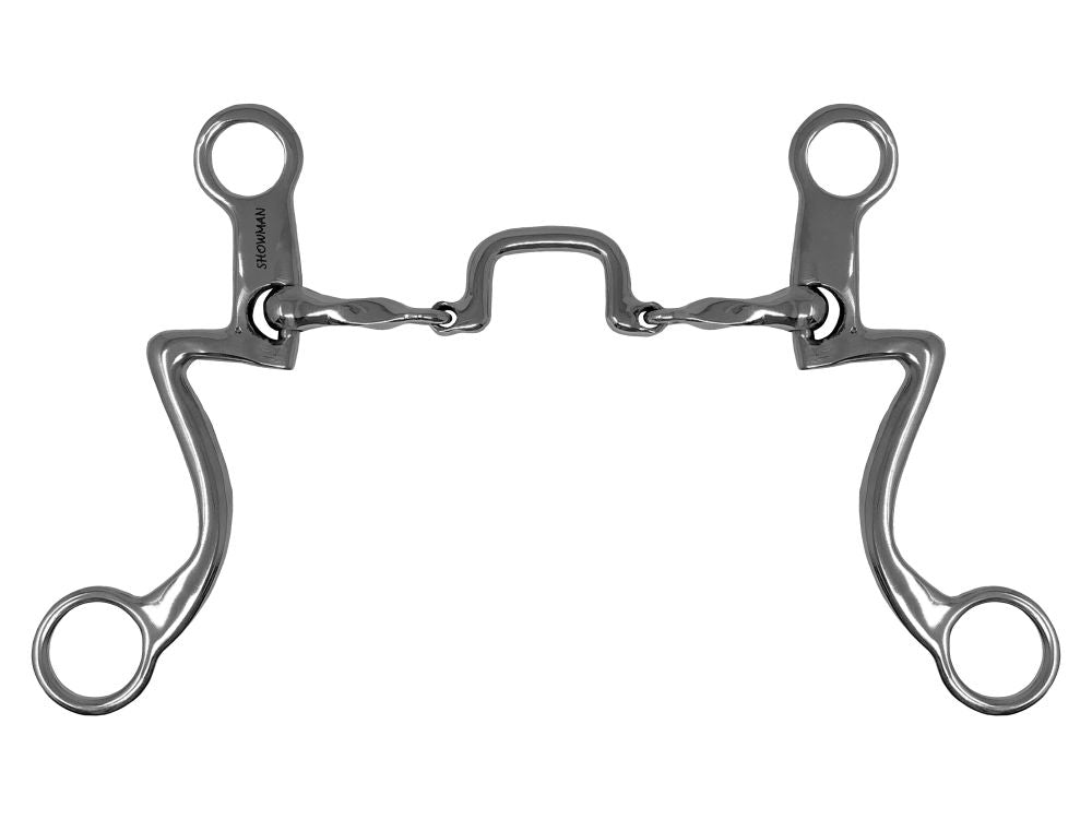 Showman Western Seven Shank Tongue Relief Bit