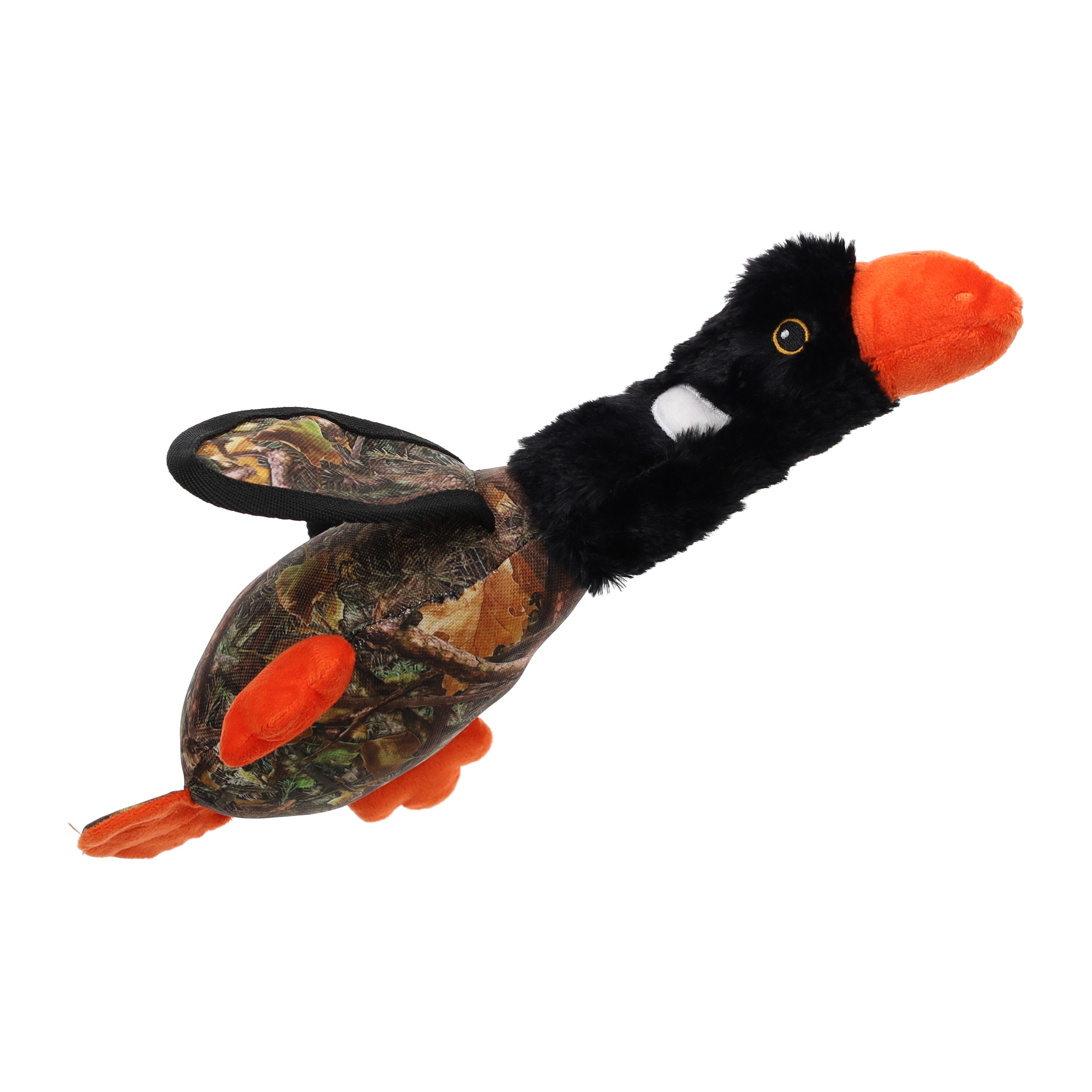Camo Goose Tough Plush Squeaky Dog Toy