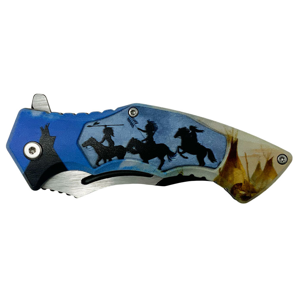 Dusk Riders Stainless Steel Folding Knife