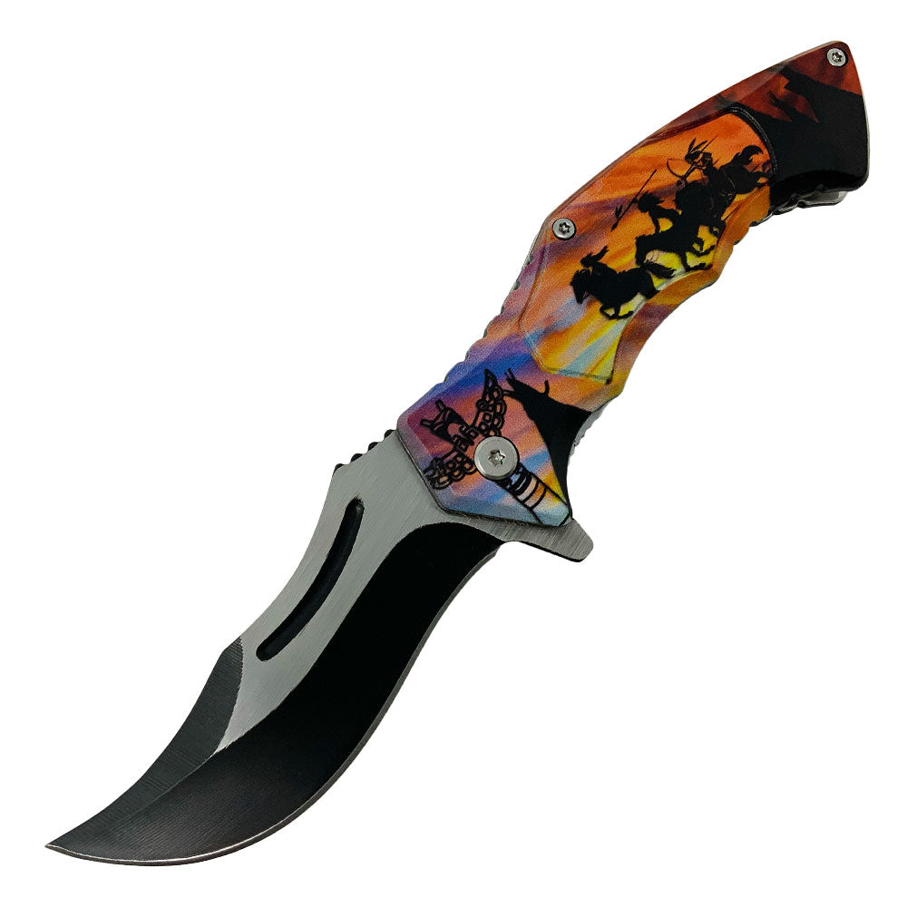 Horizon Riders Stainless Steel Folding Knife