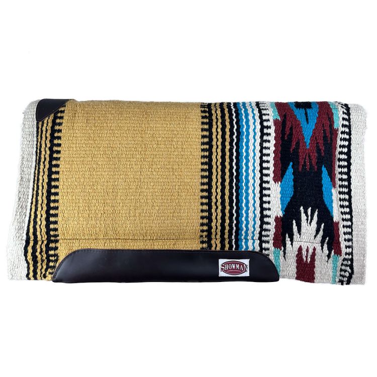 Showman 36" X 34" New Zealand multicolor Wool Cutter Style Pad