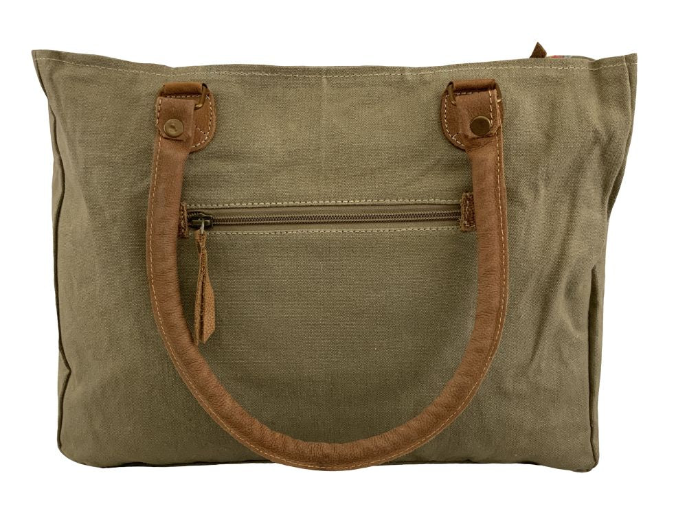 Klassy Cowgirl Southwest Brights Upcycled Tote Bag