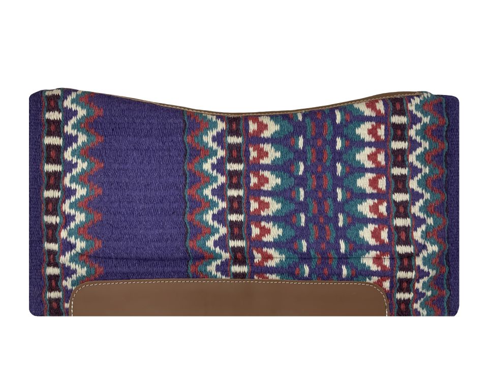Showman 36" X 34" Wool Blanket Top Contoured Memory Felt Bottom Saddle Pad – Southwest