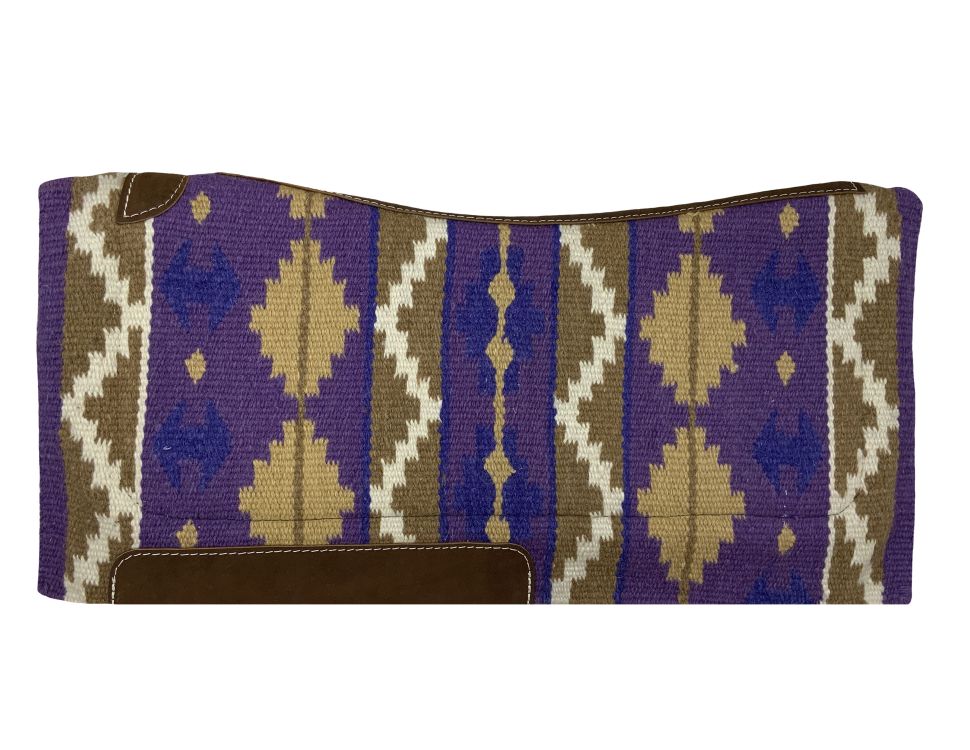 Showman 36" X 34" Wool Top Contoured Memory Felt Bottom Saddle Pad – Southwest