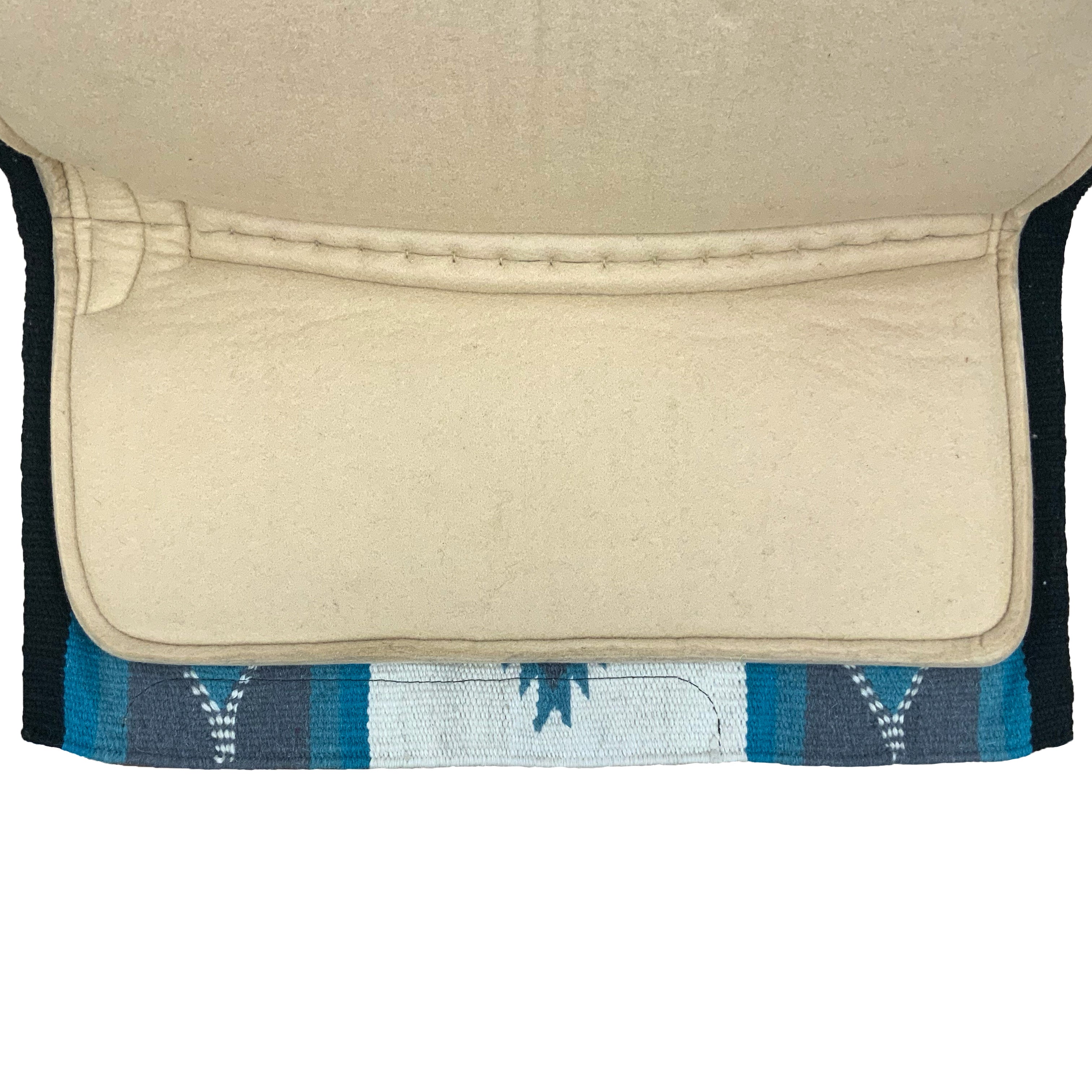 Showman 36" X 34" Wool Top Contoured Memory Felt Bottom Saddle Pad – Navajo Diamond