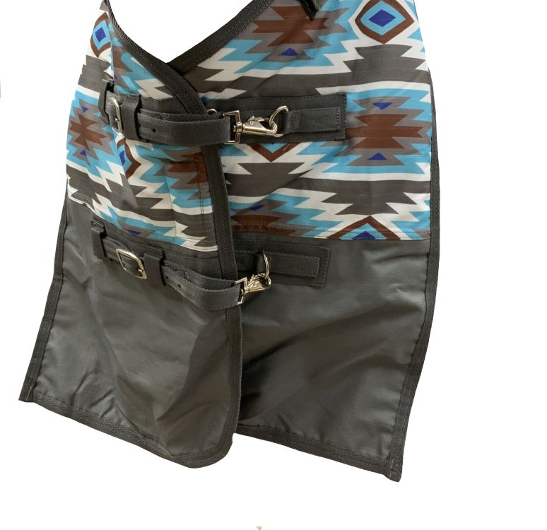 Showman Southwest Print 1200D Waterproof and Breathable Turnout Blanket - FOAL/MINI 36"-40"