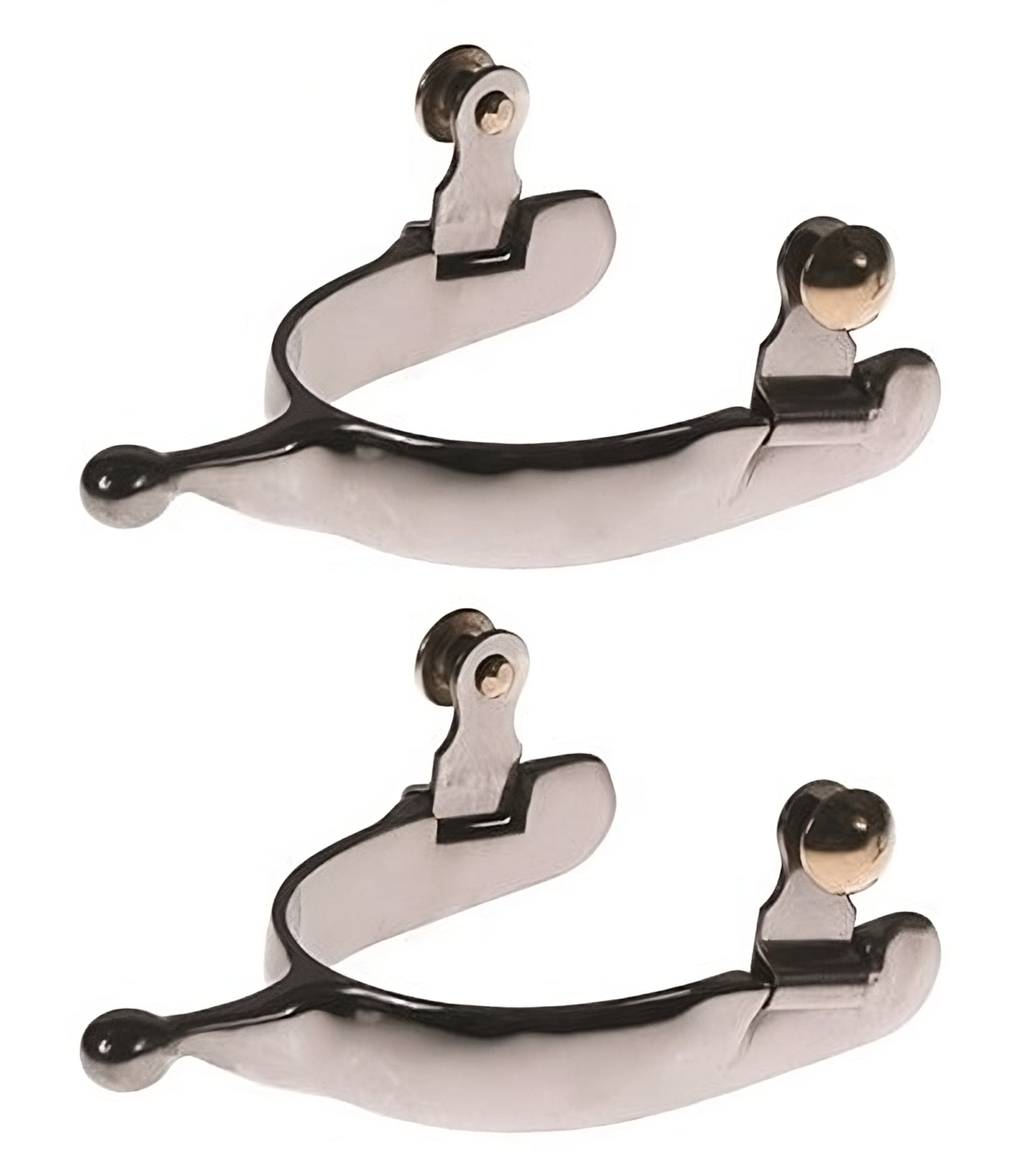 Stainless Steel Ball Knob Spurs Western Spurs TexanSaddles.com