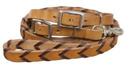 Reins coiled neatly, illustrating portability and ease of storage.