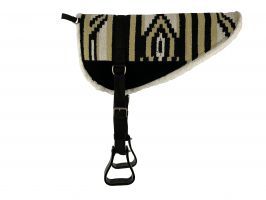 Showman Navajo Bareback Saddle Pad with Kodel Fleece Bottom - View 2