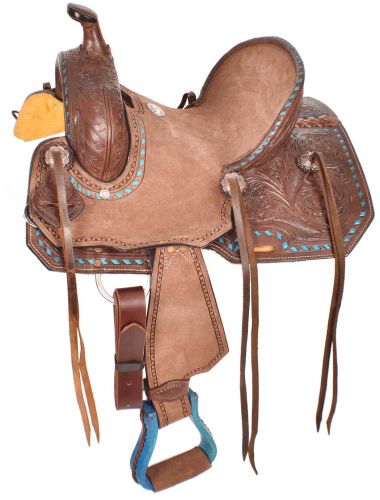 10", 12" Double T Youth Roping Saddle 15842 Youth Saddle Double T
