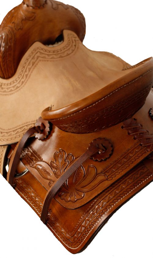 10" Double T Pony Hard Seat Roper Style Saddle 10110 Youth Saddle Double T