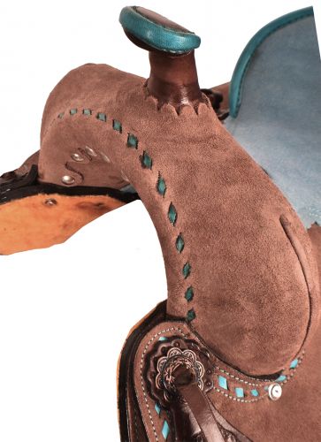 10" Double T Youth Barrel Saddle 1584310 Youth Saddle Double T