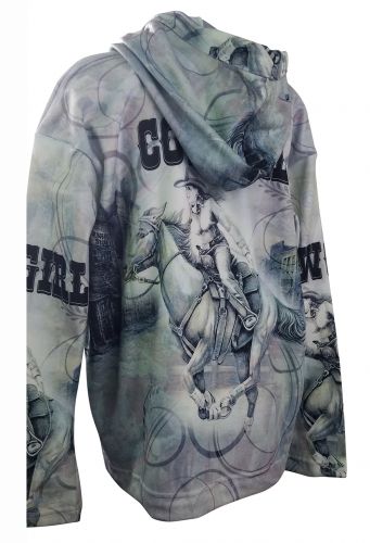 10646000: "Wild West Cowgirl" Hooded Zip up Jacket Primary Showman Saddles and Tack