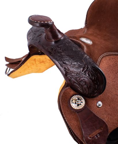 1110X: 10" Buffalo Youth Barrel Style Saddle Youth Saddle Buffalo