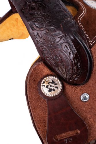 1110X: 10" Buffalo Youth Barrel Style Saddle Youth Saddle Buffalo