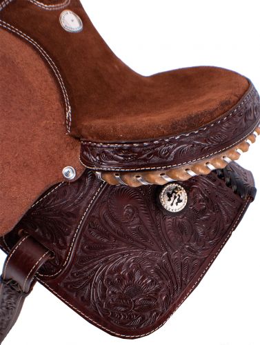 1110X: 10" Buffalo Youth Barrel Style Saddle Youth Saddle Buffalo