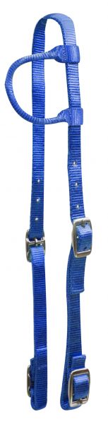 12776: Premium Nylon One Ear Headstall Headstall Showman Saddles and Tack