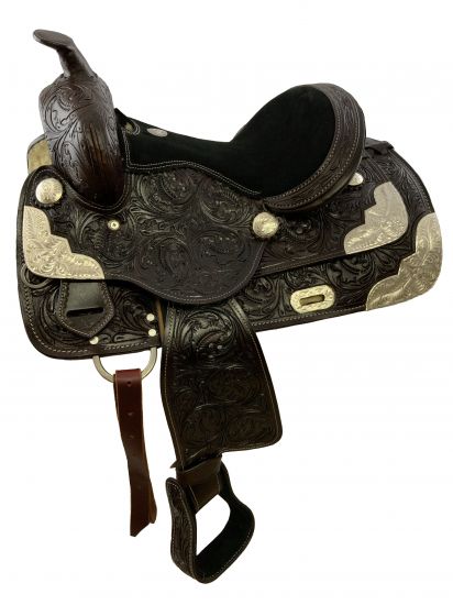 13" Fully Tooled Double T Pony/ Youth Show Saddle Show Saddle Shiloh