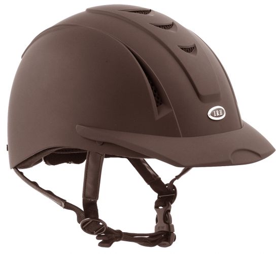 133816: This helmet is contoured to your head allowing ear and neck comfort Primary Showman Saddles and Tack