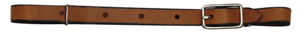 1345: All leather buckle curb strap Bits Showman Saddles and Tack
