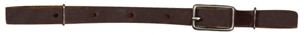 1345: All leather buckle curb strap Bits Showman Saddles and Tack
