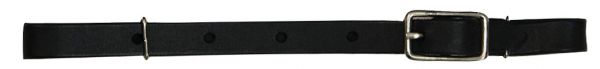 1345: All leather buckle curb strap Bits Showman Saddles and Tack