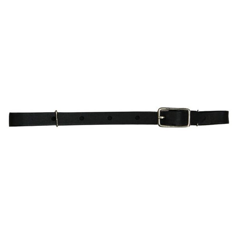 1345: All leather buckle curb strap Bits Showman Saddles and Tack