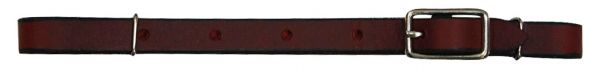 1345: All leather buckle curb strap Bits Showman Saddles and Tack