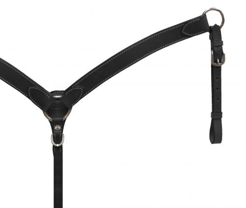 13652: Showman® PONY leather breast collar Breast Collar Showman Black