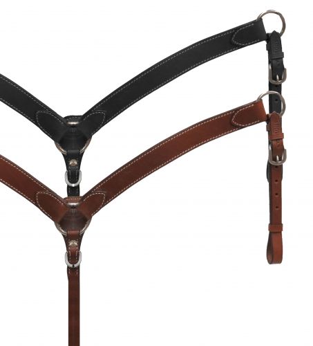 13652: Showman® PONY leather breast collar Breast Collar Showman