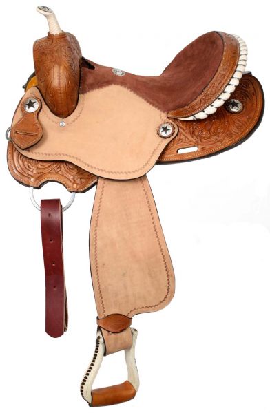 15", 16" Double T Barrel Saddle 494 Barrel Saddle Double T